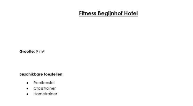 Begijnhof Hotel Leuven Luaran gambar